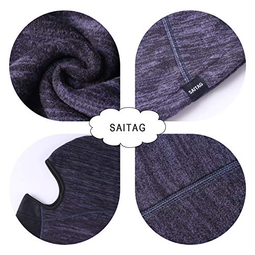 image for SAITAG Windproof Balaclava Ski Mask Cold Weather Keep Wram Face Mask f