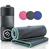 Microvezel Handdoek, Set van 2 + Opbergzak – Reishanddoek Groot & Klein: Badhanddoek + Handdoek | Sneldrogende…