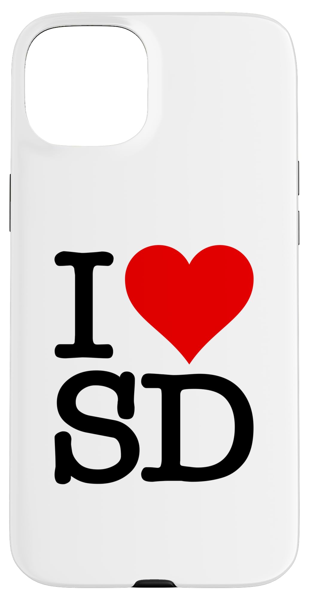 I LOVE HEART SAN DIEGO CALIFORNIA SD Case for iPhone 15 Plus