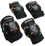 Mongoose BMX Bike Gel Knee and Elbow Pad Set