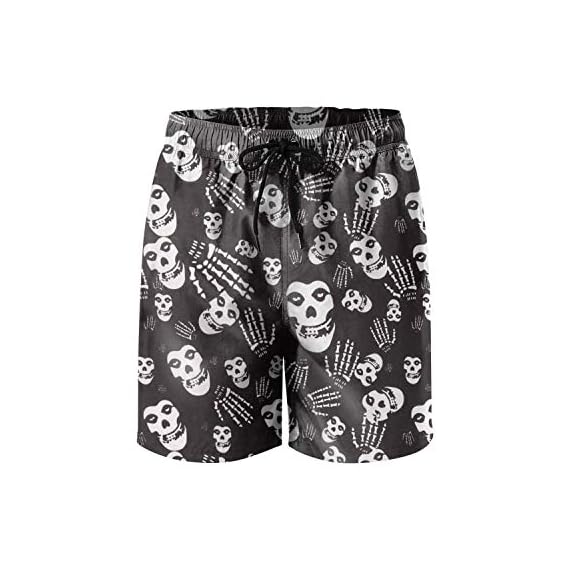 XULANG-Mens-Guys-Skull-Misfits-Ghost-Punk-Gothic-Beach-Shorts-Jogging-Outdoor-Casual-Boardshorts