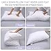 HOMEIDEAS Queen Bed Pillows for Sleeping Set of 2 - Luxury Down Alternative Pillows, Premium Plush Fiber - Good for Side and Back Sleeper