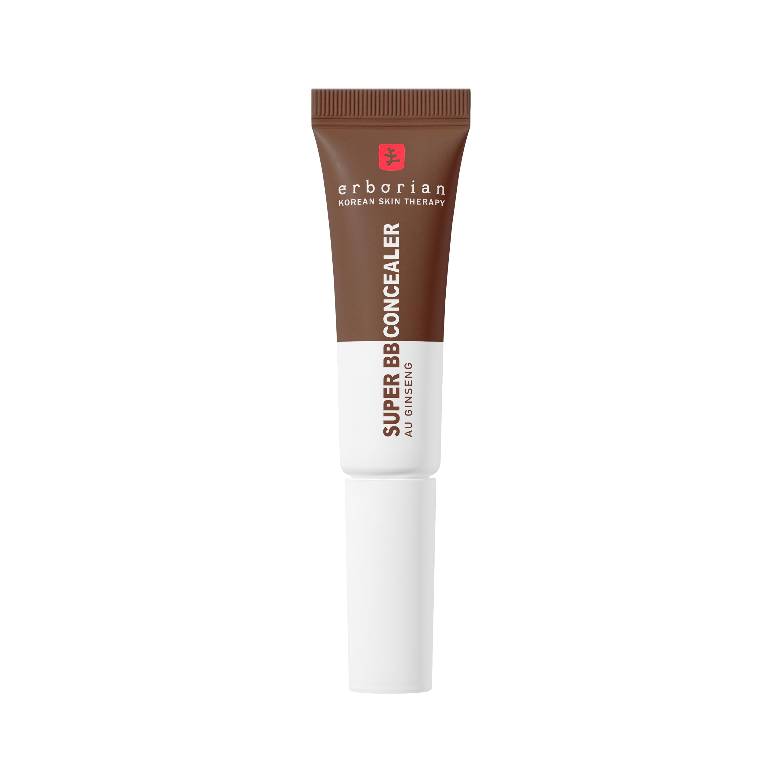 Erborian - Super BB CONCEALER - High coverage concealer enriched with Niacinamide and SPF 25 - Moisturizing eye corrector, natural finish - Korean Cosmetic - Chocolate 10 ml