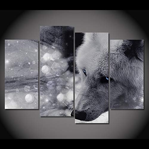 Póster modular de pared para sala de estar, decoración del hogar, 4