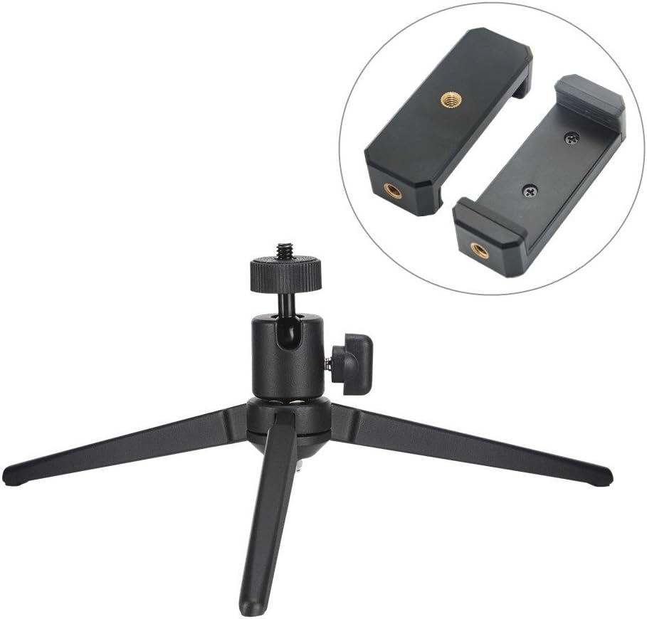 ASHOW Tabletop-Aluminum Mini Tripod KT-50 with Flexible Ball Head for DSLR Digital Camera Canon Nikon Sony Fuji and Mobile Phone