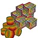 KIDSTHRILL Rainbow Coil Spring Toy — 12 Pack Party Favors - 3” Plastic Spring Toy — Party Favor for Birthday, Halloween or Christmas
