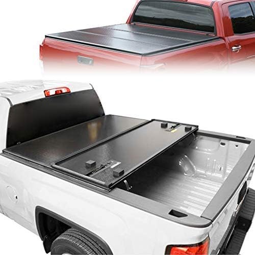 Rugged Cover Hard Tri Fold Tonneau Cover 5 For 16 19 Toyota Hilux Tonneau Covers Amazon Canada