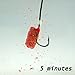 300pcs in 1 Bottle Grass Carp Red Baits Fishing Lures Fishing Baits