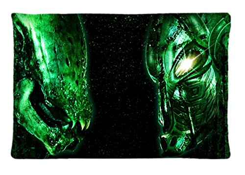 alien vs predator Hunter Custom Pillowcase Rectangle Pillow Cases 20x30 Inches (one side)