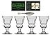 ALANDIA Absinthe Glasses Set of 4 with Reservoir | Authentic reproduction of the 19th century original | 1x traditional Absinthe-Spoon