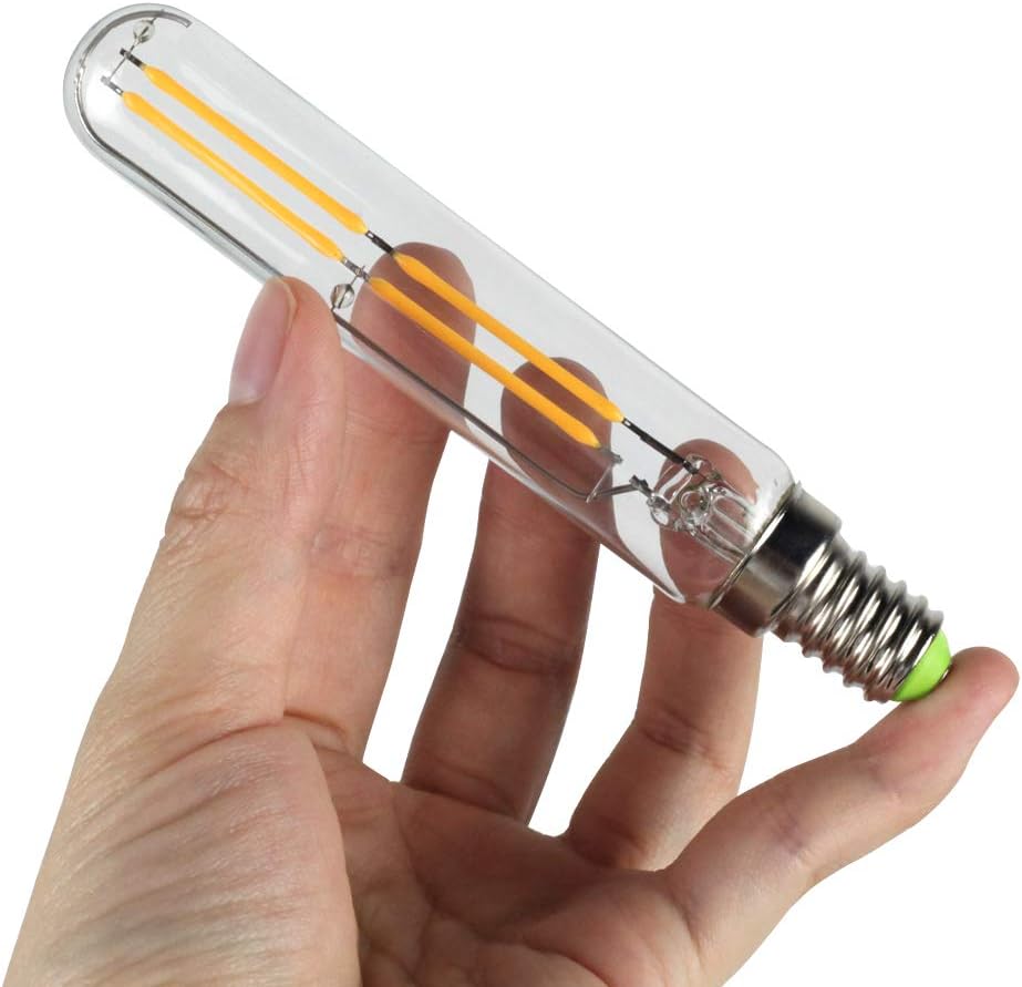 TIANFAN 2-Pack Led Bulb 4W T20 Tubular Led Filament Bulb E14 Edison Small Base 2700K Warm White Edison Bulb - Image 4