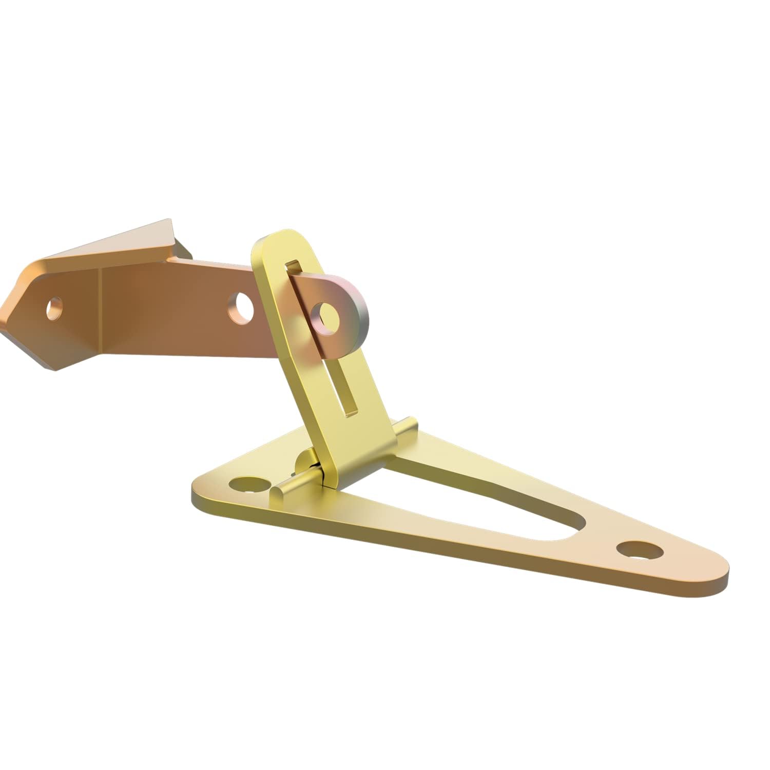 Garage Door Defender Lock - Galvanized Steel Garage Lock, 90 Degree Heavy Duty Swing Bar Door Guard with Ground & Wall Anchor