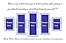 PulsatingFingertip-5 Panel Beautiful Starry Sky Modern Giclee Canvas Prints Blue Stars Canvas Oil Painting Wall Art for Home and Office Decorations No Frame