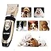 PETBON Rechargeable Cordless Pets Electric Hair Clippers Low Noise Dogs Cats Grooming Trimming Tool Kits with Comb Guides for Small, Medium, Large Dogs Cats (Gold-black)…