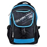 Vbiger New Style Children's Backpack for Middle or Primary School Boys and Girls (Blue)