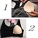 TopBine Bra Pads Inserts Women's Sports Cups Bra Replacement Insert Push Up Bra Padding for Bikini Swimsuit (Beige)