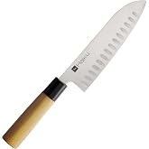 Chroma Haiku-santoku Knife-Fluted Blade Lenght 18cm, one size, silver