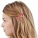 SunWen 40 pcs New Design Snap Hair Clips 20 Pairs 2 Inch No Slip Metal Hair Clip Barrettes Accessories for Toddlers Girls Kids Women