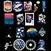 Vinyl Universe NASA Stickers Pack 100 Pcs Space Explorer Stickers Astronaut Decals for Laptop Ipad Car Luggage Water Bottle Helmet