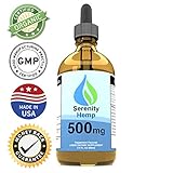 Serenity Hemp Oil - 2 fl oz 500mg - Relief for Stress, Inflammation, Pain, Sleep, Anxiety, Depression, Nausea - rich in Vitamin E, Vitamin B, Omega 3,6,9 and Much MORE! (Peppermint)