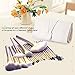 S'agapo Premium Makeup Brushes Set with Case - 24 PCs Professional Synthetic Brushes for Foundation, Powder, Concealer, Blush, Eyebrow, Eyeshadow, Eyeliner and Face Contour