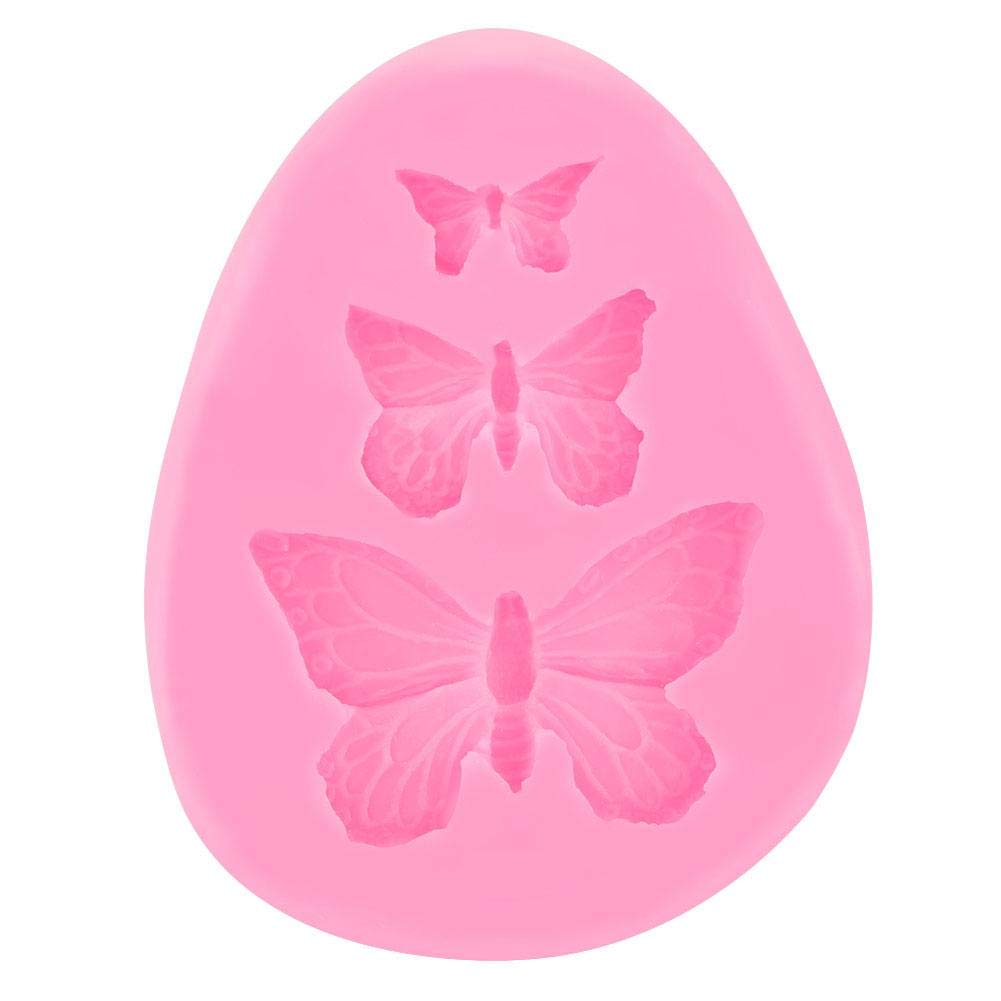 Fdit Silicone Butterfly for Fondant Chocolate Cake Mold