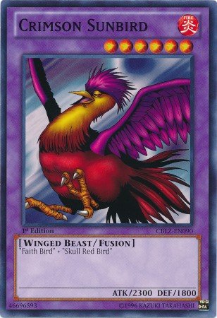 Yu-Gi-Oh! - Crimson Sunbird (CBLZ-EN090) - Cosmo Blazer - 1st Edition - Common