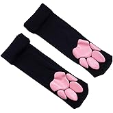 REDYY Cute Cat Paw Thigh High Stockings Lolitas Over Knee Stockings Pink Kitten Claw Stockings Cat Cosplay Costume Gifts