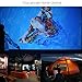 Video Projector, MEER 1600 Lumens 130’’ Wide Screen LED Portable Projector with Built-in Speaker, for Home Entertainment Outside Movies Games Support iPad/iPhone /Smartphone/Laptop/Firestick/SD/USB
