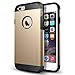 Spigen Tough Armor iPhone 6 Case with Extreme Heavy Duty Protection and Air Cushion Technology for iPhone 6S / iPhone 6 - Champagne Gold