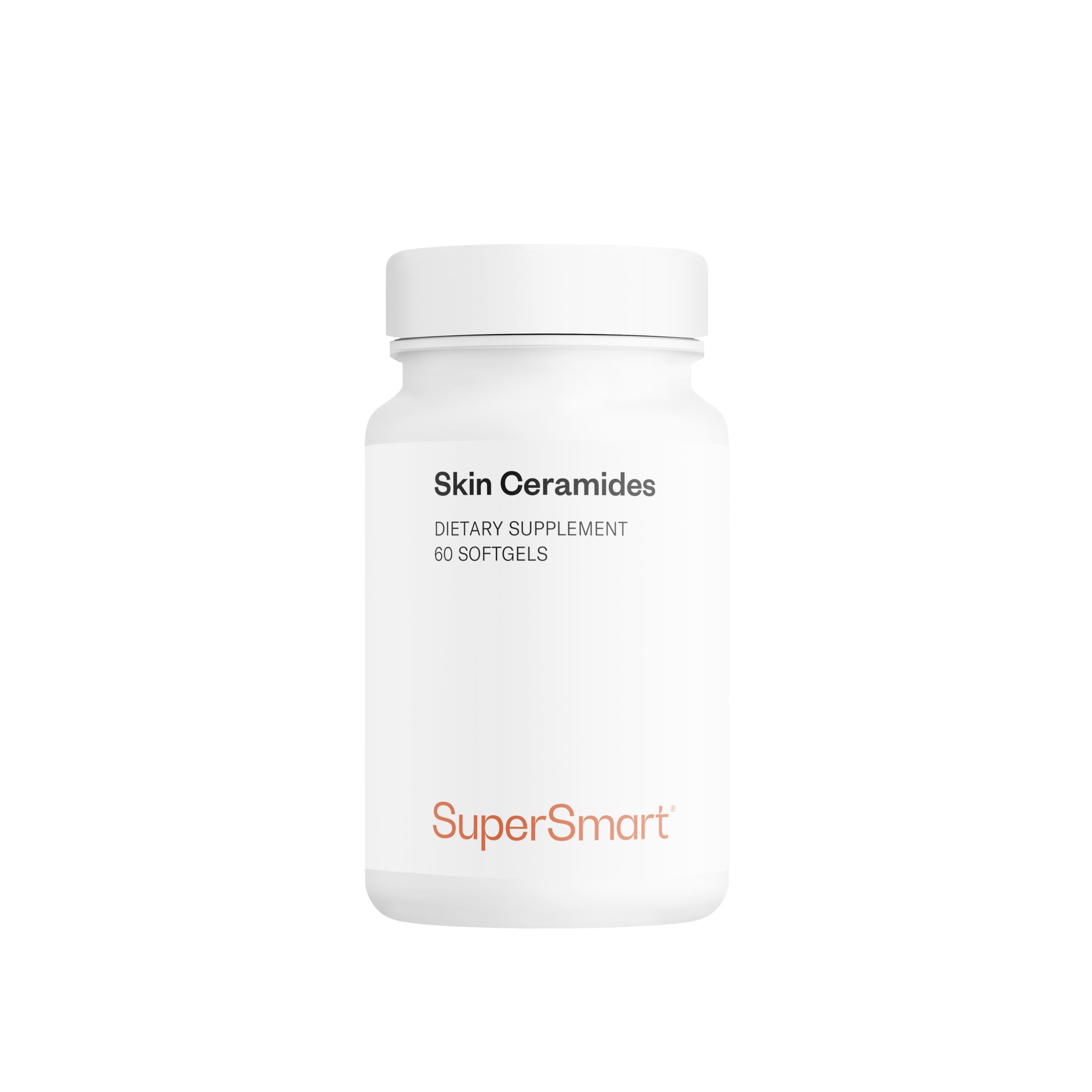 Skin Ceramides – Lipowheat™ – Helps Improve Overall Skin Condition (Radiance, Hydration, Elasticity, Wrinkles) – Contains Zinc for Optimal Skin Health – Gluten‑Free – SuperSmart