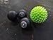 Home Gym Hero Massage Ball Set Of 3 with pdf User Guide | Spiky, Smooth & Peanut Shaped Physical Therapy Lacrosse Balls | Ideal For Muscle Soreness, Back & Foot Pain Relief, Yoga, Myofascial Release