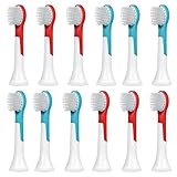 E-Cron Replacement Toothbrush heads Compatible With Electric Toothbrush Philips Sonicare Kids Small,12 pcs (3x4)