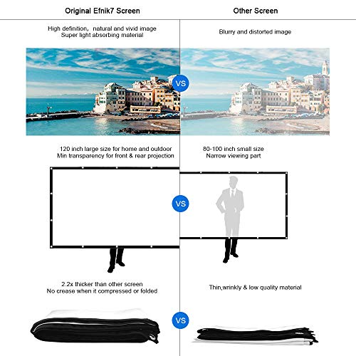 3 Efnik+Projector+Screen+120+inch