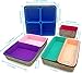 Welaxy Felt office Drawer Organizers desktop Storage Bin Bins (light green)