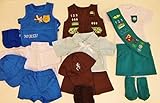18 inch Doll BROWNIE, DAISY & JUNIOR GIRL SCOUT UNIFORMS Outfit Fits American Girl Doll Clothes !
