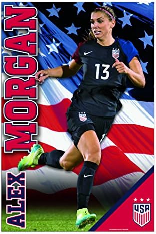 Alex Morgan Poster 2017 | Official Licensed Product | Away Jersey