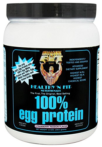 Healthy 'N Fit - Egg Protein 100% Strawberry - 12 oz