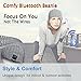 Qshell Washable Bluetooth Beanie Warm Soft Winter Knitted Trendy Short Skully Hat Cap with Wireless Headphone Headset Earphone Speakerphone Mic,Gift for Outdoor Sports Skating Hiking Camping - Gray