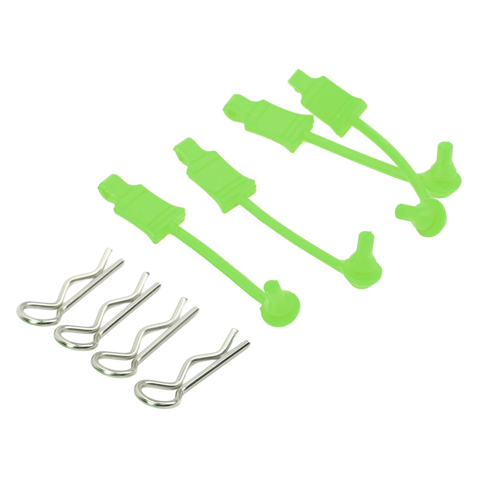 RC Car Body Clip Retainers Body Clip Retainer RC Car Body Shell Clip Retainers for Losi Lasernut U4 1/10 Remote Control Car (green) Rc Car Model Accessory
