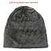 HINDAWI Womens Beanie Winter Hat Scarf Set Slouchy Warm Snow Knit Skull Cap Black