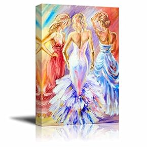 Beautiful Women Ladies at The Ball Dancing Party...