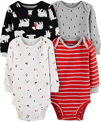 red long sleeve baby vest