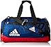adidas Team Issue Duffel, Medium, Blue Ratio/Scarlet/Black/White