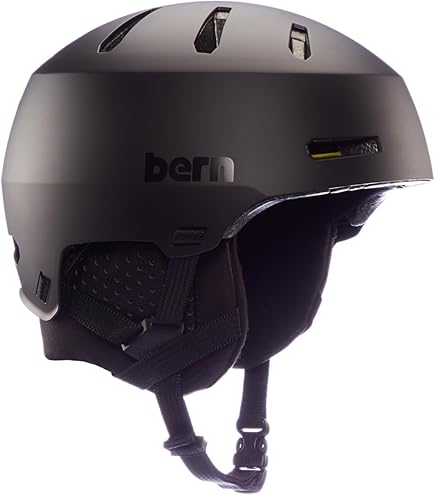 スキー・スノーボードアクセサリー Bern WATTS 2.0 WINTER MIPS Matte black L Watts 2.0 MIPS Winter Helmet – Bern Helmets