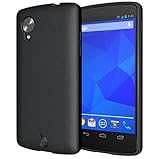 LG Nexus 5 Case - Diztronic Matte Back Flexible TPU Series - (Black)