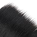 SLEEK 4 Bundles of Long Natural Yaky Weave Hair (NATURAL BLACK, 16