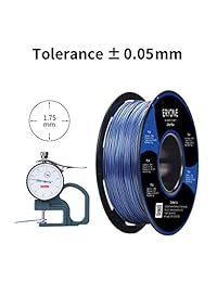 ERYONE - Filamento para impresora 3D de 0.069 in, 2.2 lbs, color azul brillante con purpurina