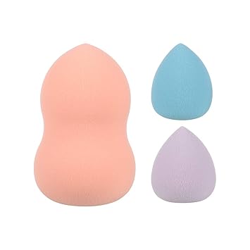 MINISO 3PCS Makeup Sponge Beauty Sponge Blender for Foundations