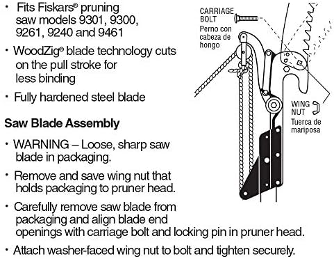 Fiskars 93336920 Replacement Tree Pruner Saw Blade Amazon Co Uk Sports Outdoors